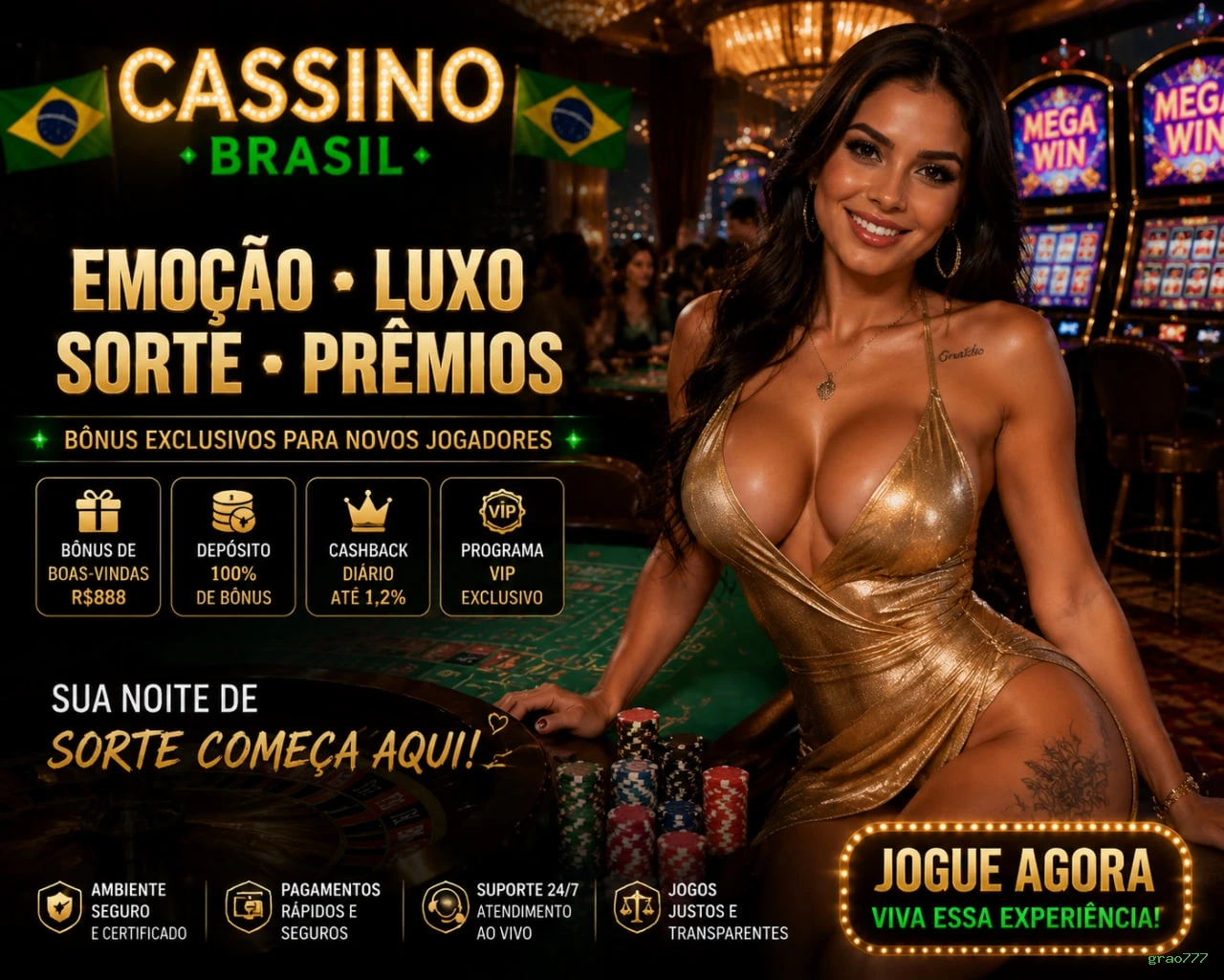Cassino ao vivo da grao777 com dealers reais
